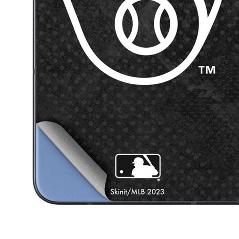 MLB Milwaukee Brewers Dark Wash Galaxy Z Fold5 5G Skin